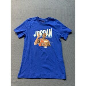 Jordan Brand Michael Jordan Wheaties Graphic T-Shirt Mens Sz S Blue
